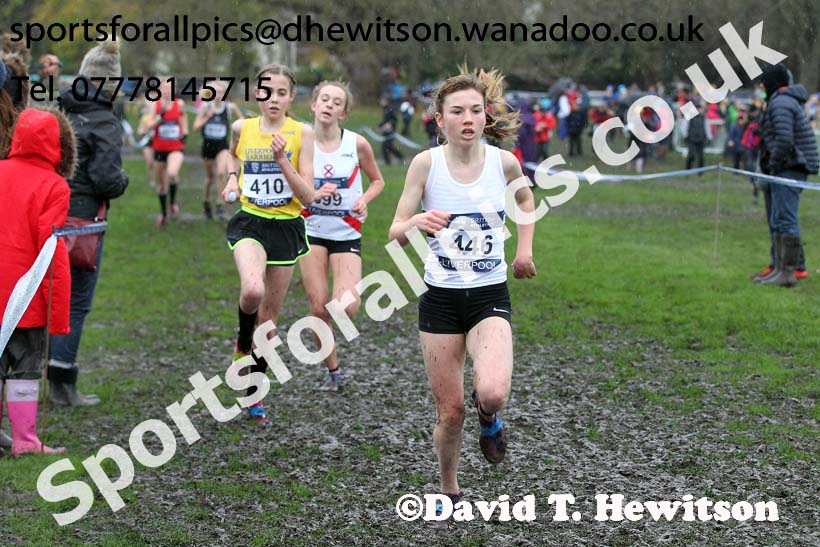 Girls under-15s, British Athletics Liverpool Cross Challenge, Sefton Park, Liverpool. Photo: David T. Hewitson/Sports for All Pics
